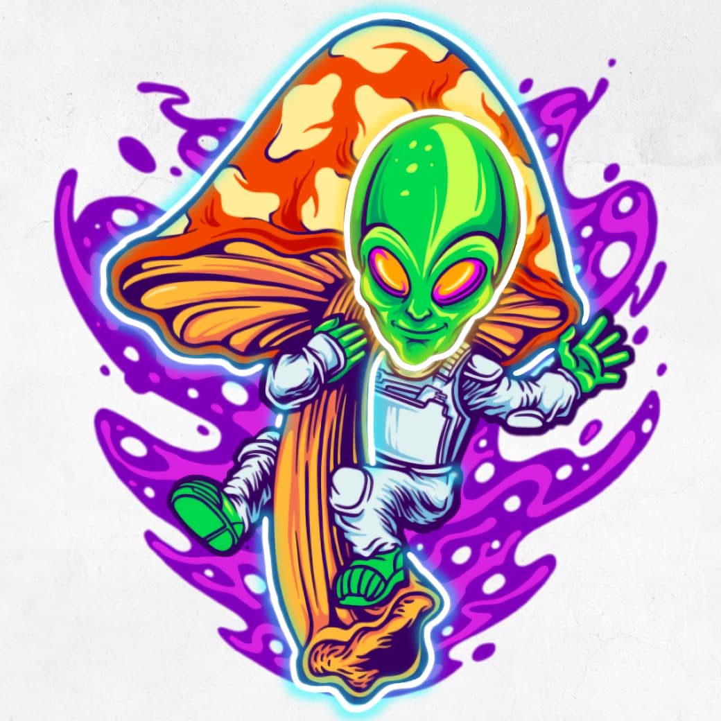 Spore Tripper – Alien Shroom Rider