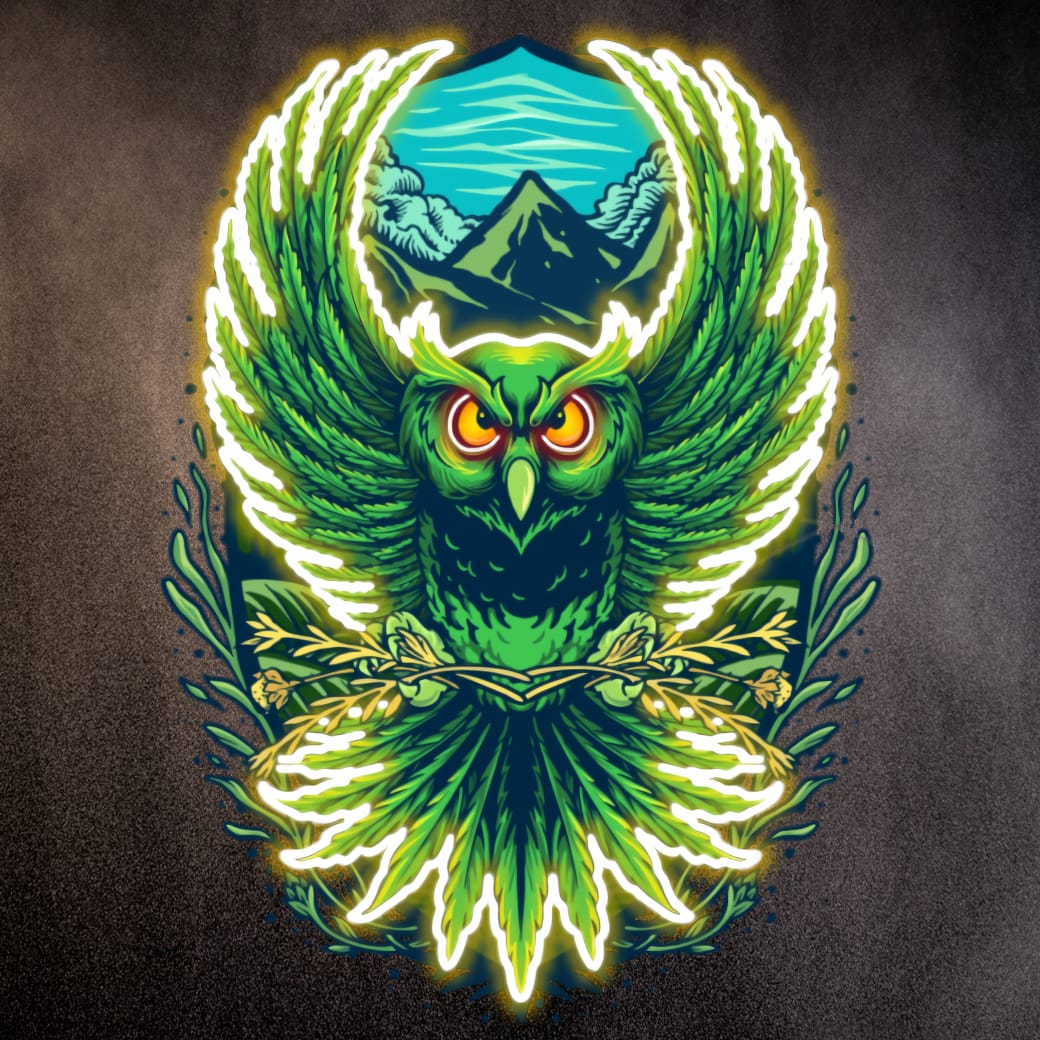 Verdant Guardian – The Psychedelic Owl