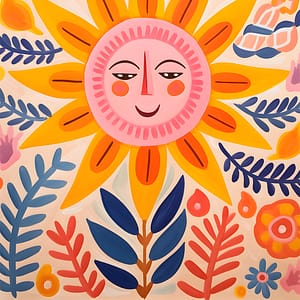 Solenergi och blomsterlycka