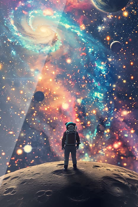 Utforskare under galaxen