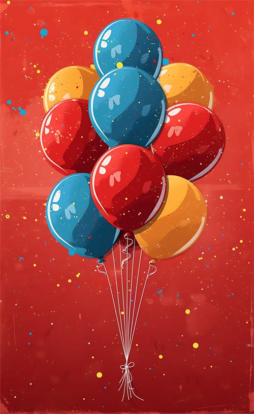 Färgglada Ballonger