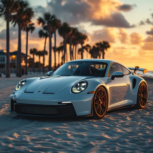 Solnedgång över Strandens Puls