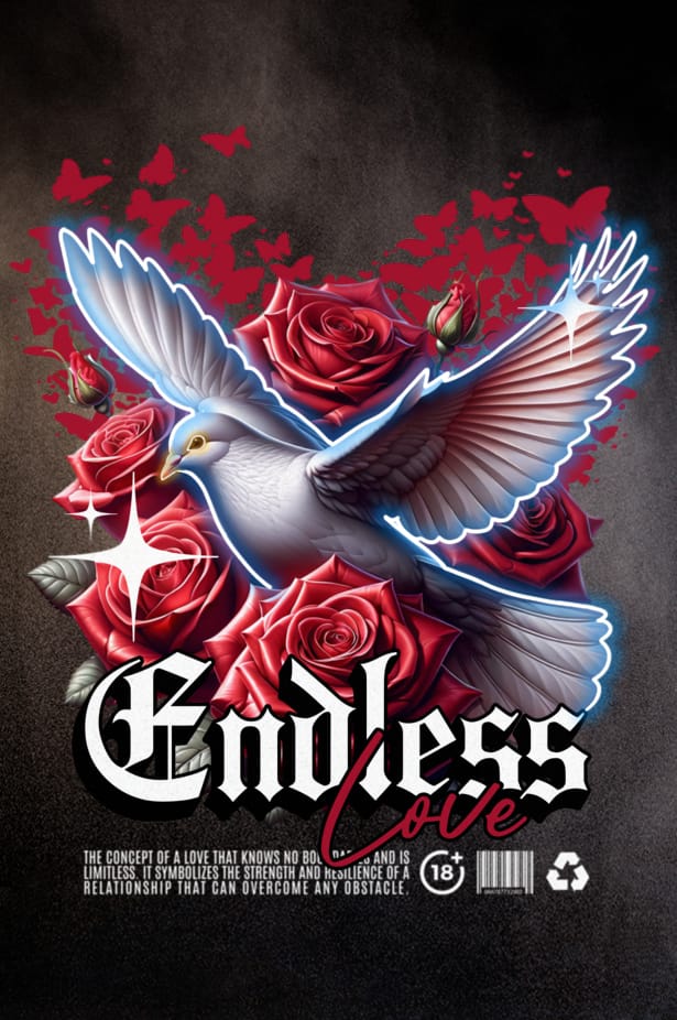 Ändlös kärlek En kärlek som inte följer regler. Den bryter dem.