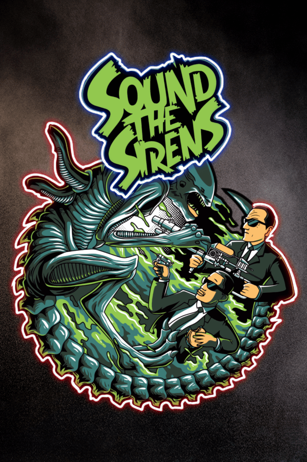 Sound the sirens Xeno-Jakt i Svart Kostym