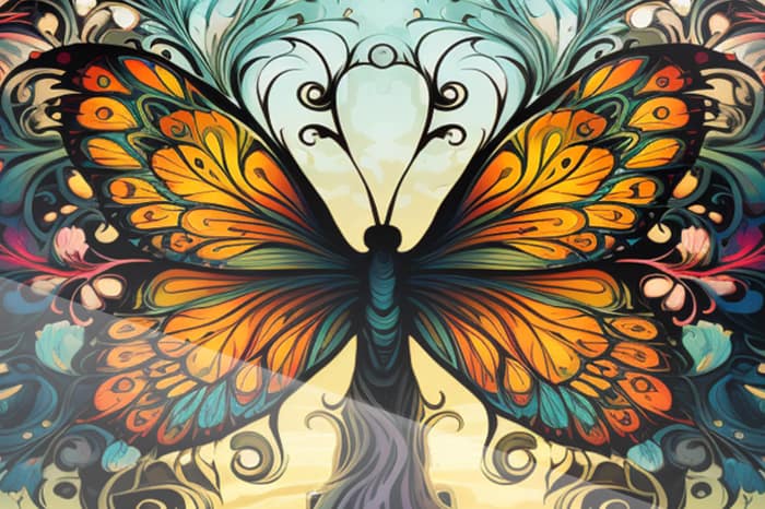Den Lysande Fjärilens Elegans