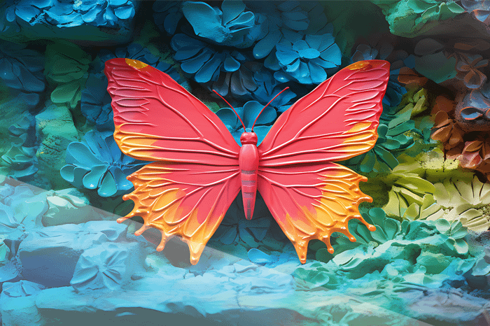 Neonfjäril i Harmoni