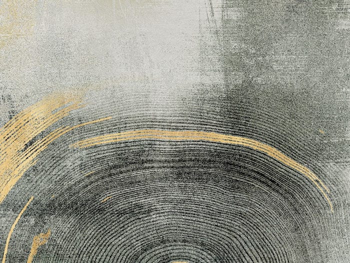 Neon Tavla Tidlös Cirkulation i Grönt & Guld