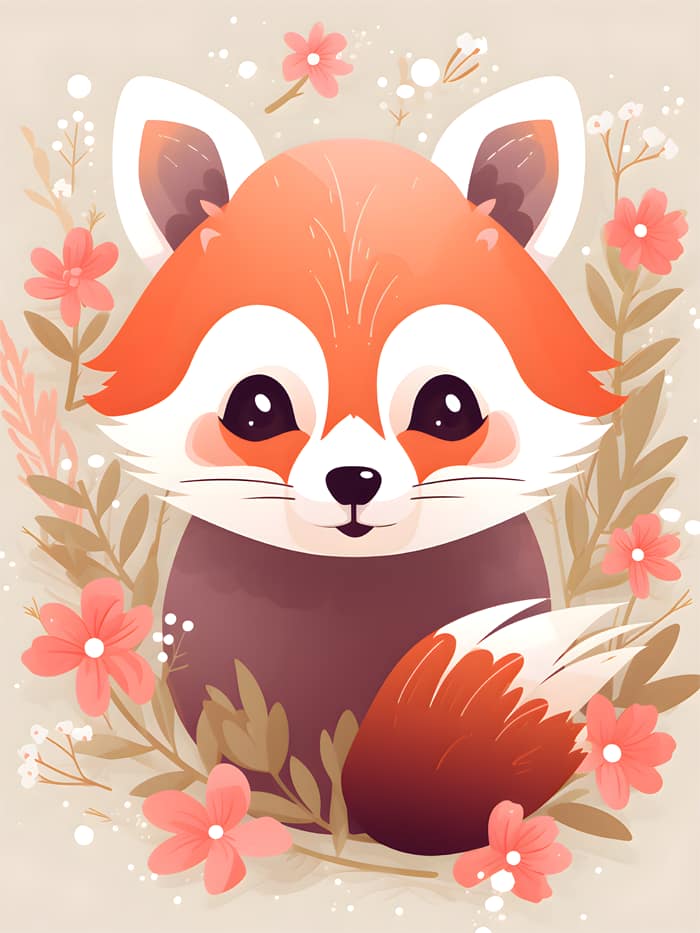 Blomsterpanda