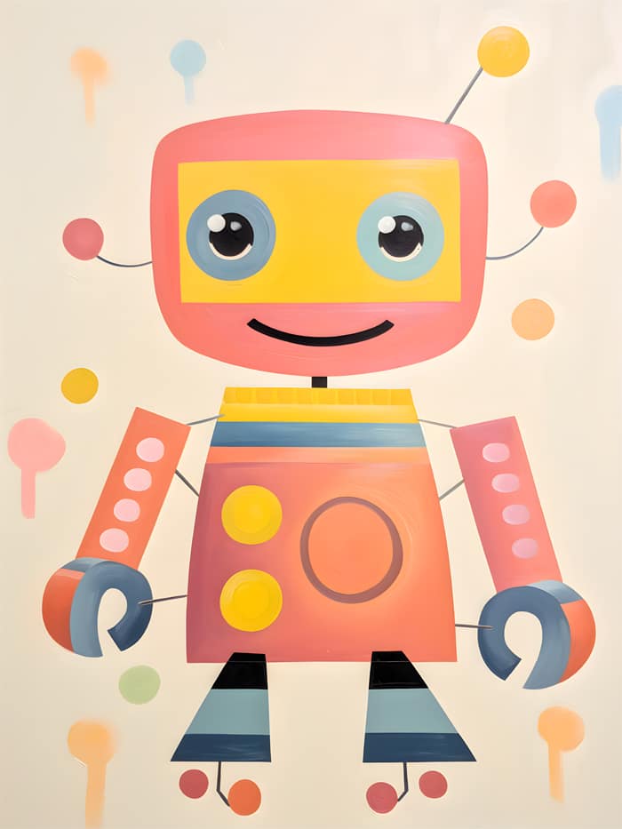 Den leende rymdroboten