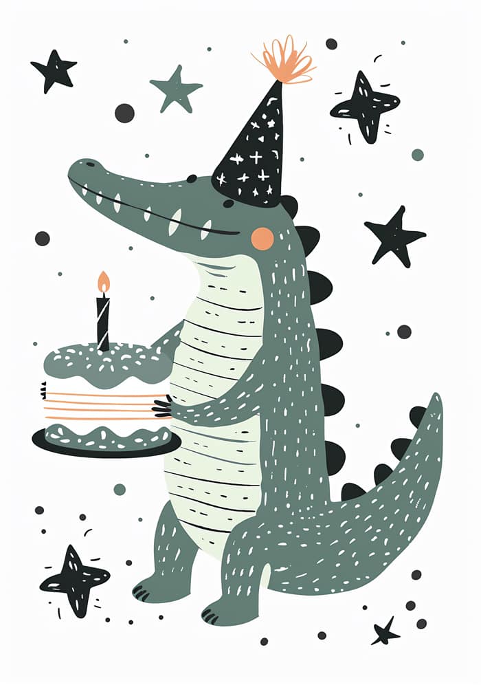 Födelsedagskrokodilen