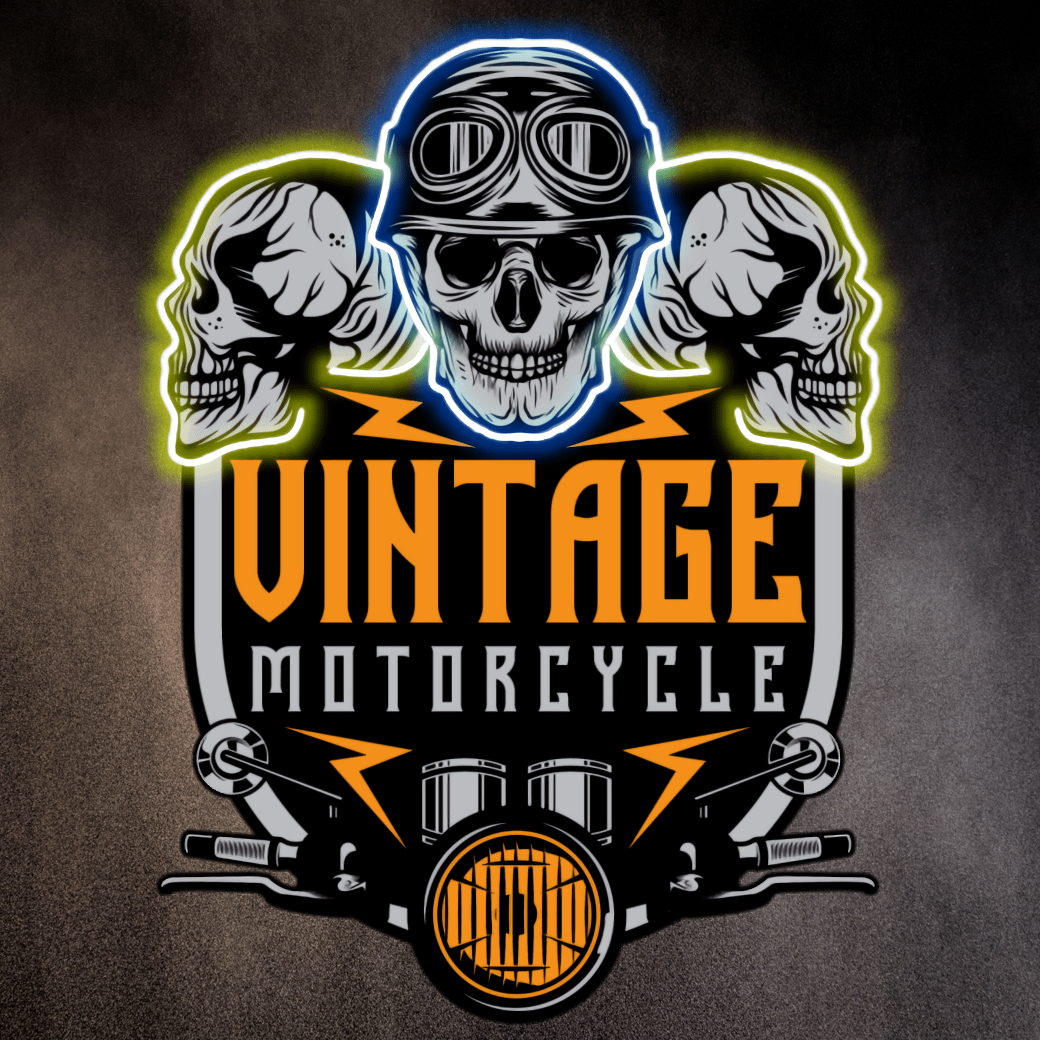 Vintage motorcykel