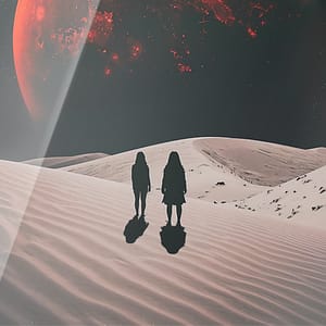 Blodmånen över öknen