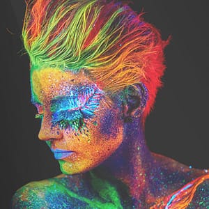 Livfullt och Drömlikt Porträtt