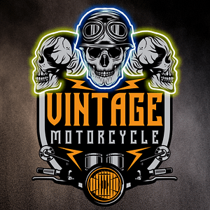 Vintage motorcykel