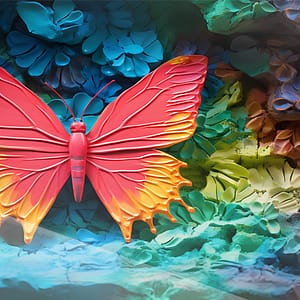 Neonfjäril i Harmoni