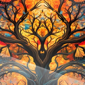 Neonfjärilar i Eldens Träd