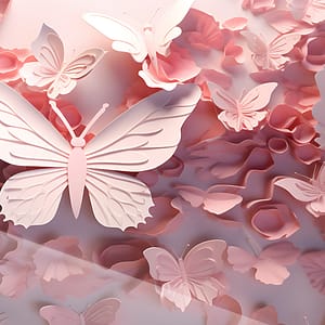 Fjärilsdans i Rosa Drömland