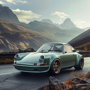 Neon RhapsodyPorsche 911 i Alpernas Skugga