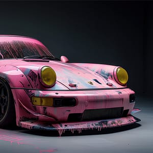 Neon Spill – En Bil i Upplösning