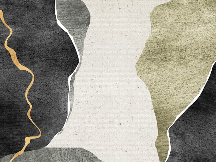 Neon Tavla Jordens Språk i Neutrala Toner