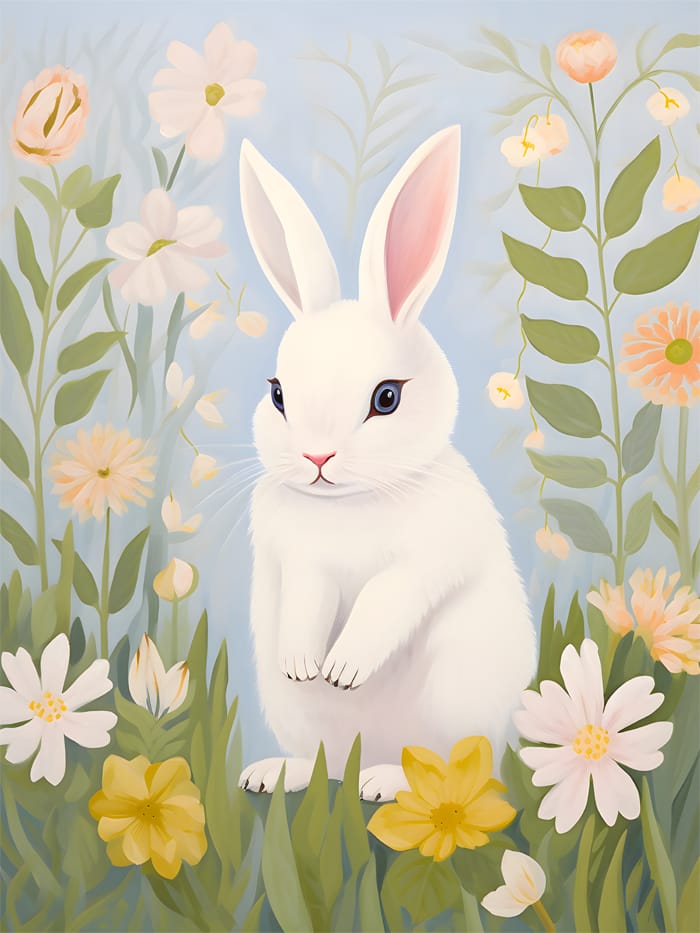 Blomsterkaninens stilla stund