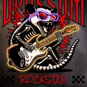 Opossum rockstar
