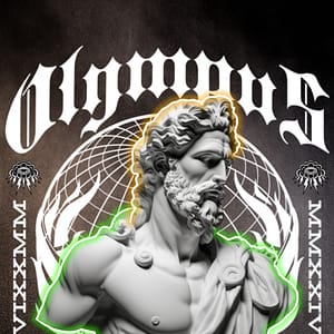 Olympos  marmorns gudablod