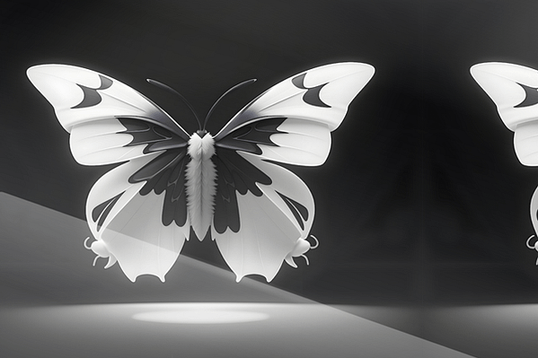 Svartvit elegans