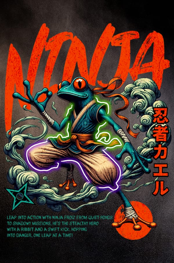 Ninja groda skuggsprångslegend