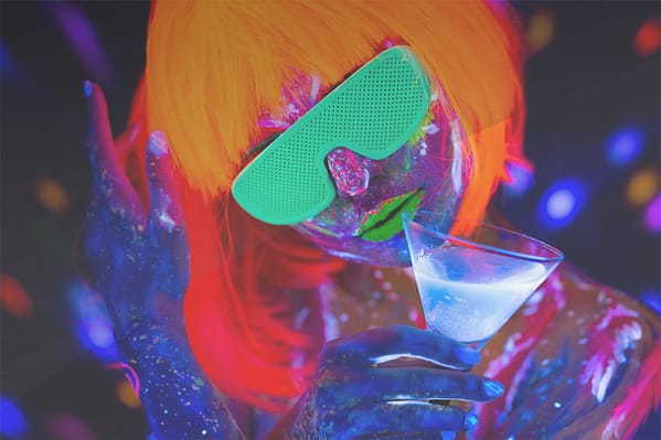 futuristisk fest Energi